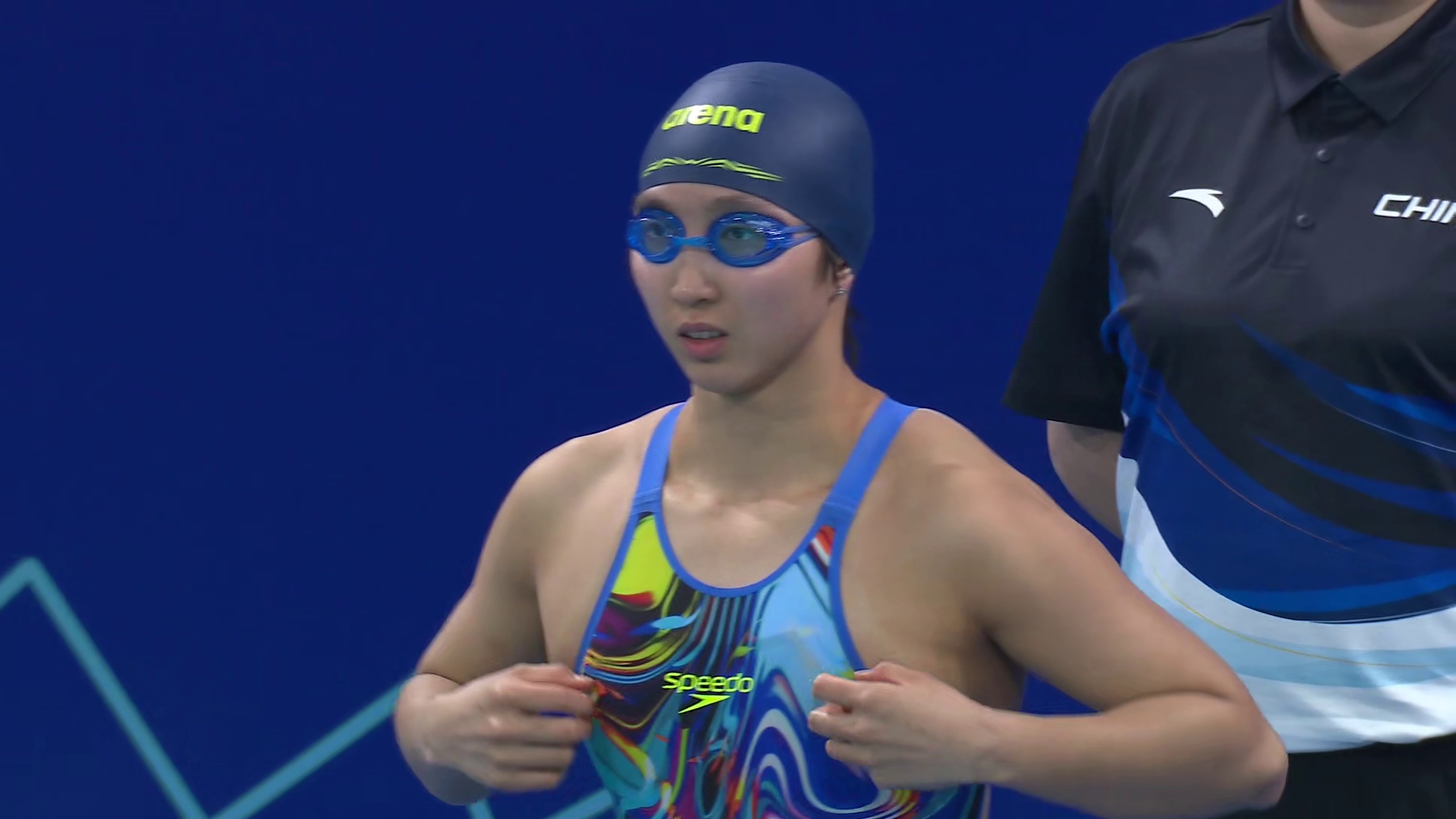 唐钱婷二破亚洲纪录！ 女子50米蛙泳决赛 中国游泳公开赛