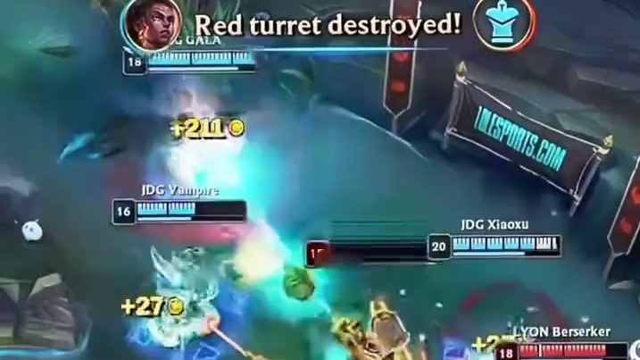 JunJia关键拼惩，GALA浴血收割。 JDG3:1拿下比赛胜利！