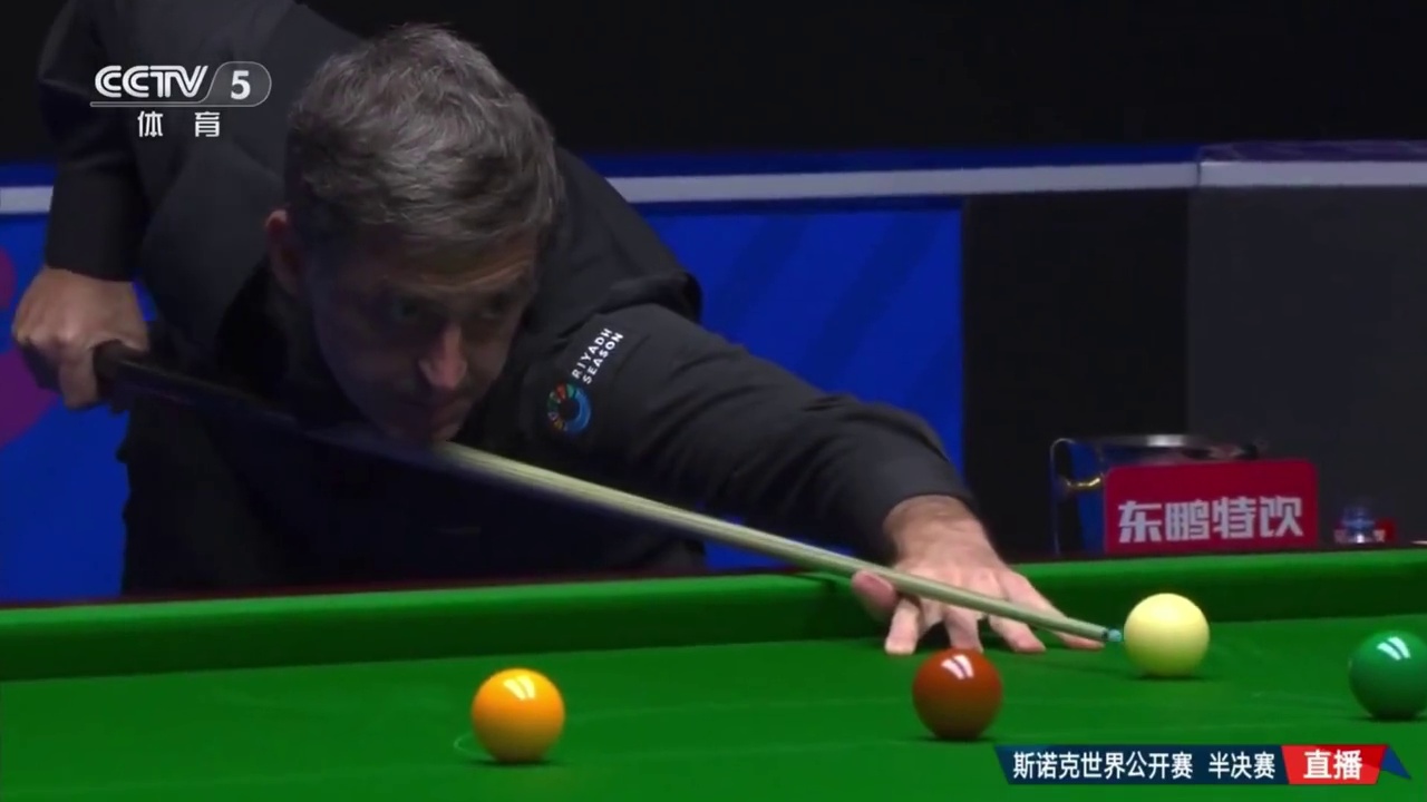 2026玉山斯诺克世界公开赛半决赛，奥沙利文在对阵吴宜泽时，打出一杆精彩长台！