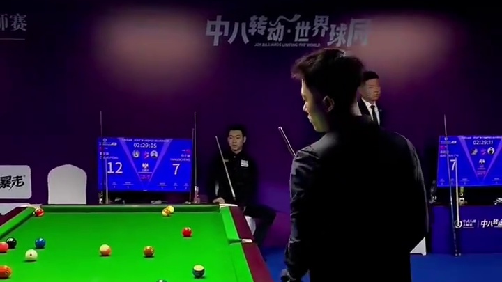 第14届乔氏中式八球大师赛总决赛，曹宇鹏13:7战胜杨子铖！