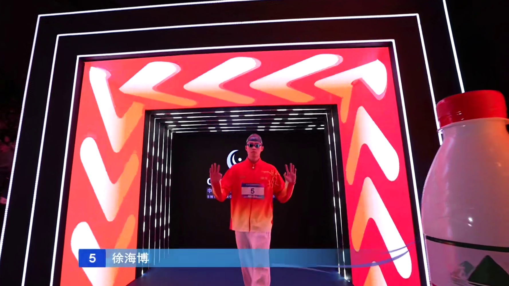 张展硕刷新成绩 男子400米自由泳 中国游泳公开赛