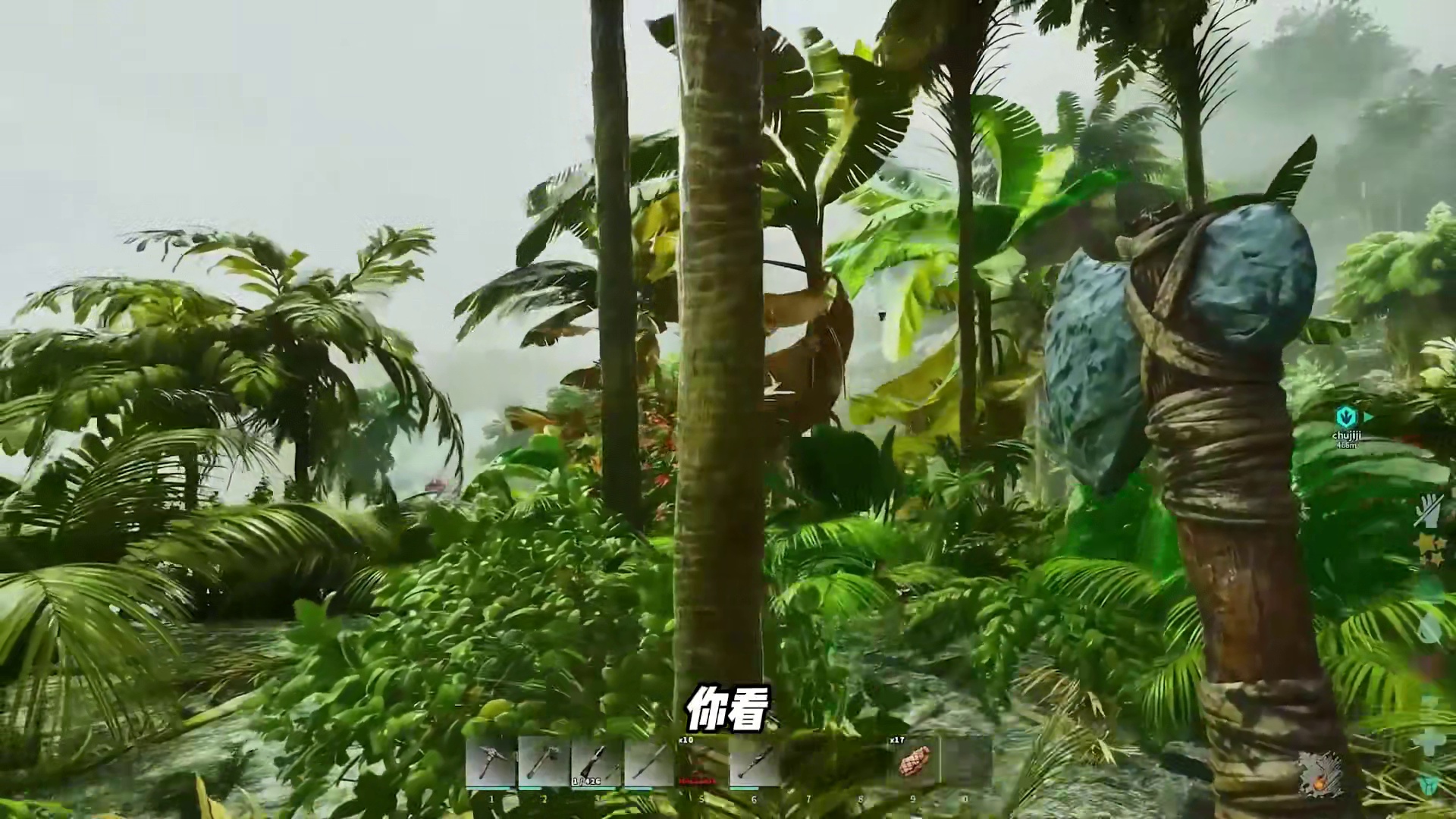 你们看这风吹动的效果，这云雾缭绕的效果，这5090就是好啊！ #