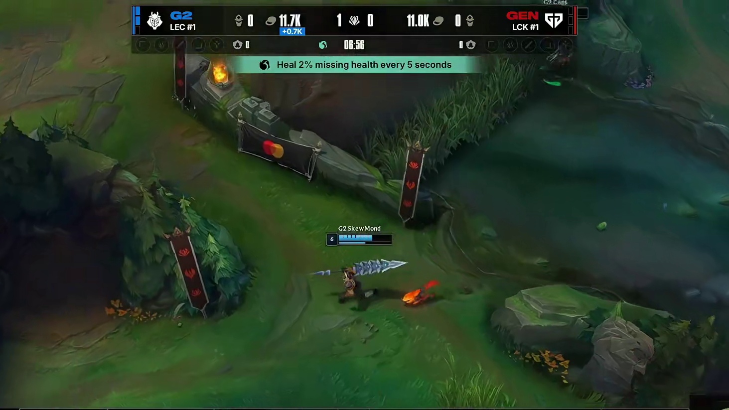 GENvsG2速看G3：横扫LCK！Chovy生死局锁沙皇被完爆！G2六比零零封LCK震撼全场！