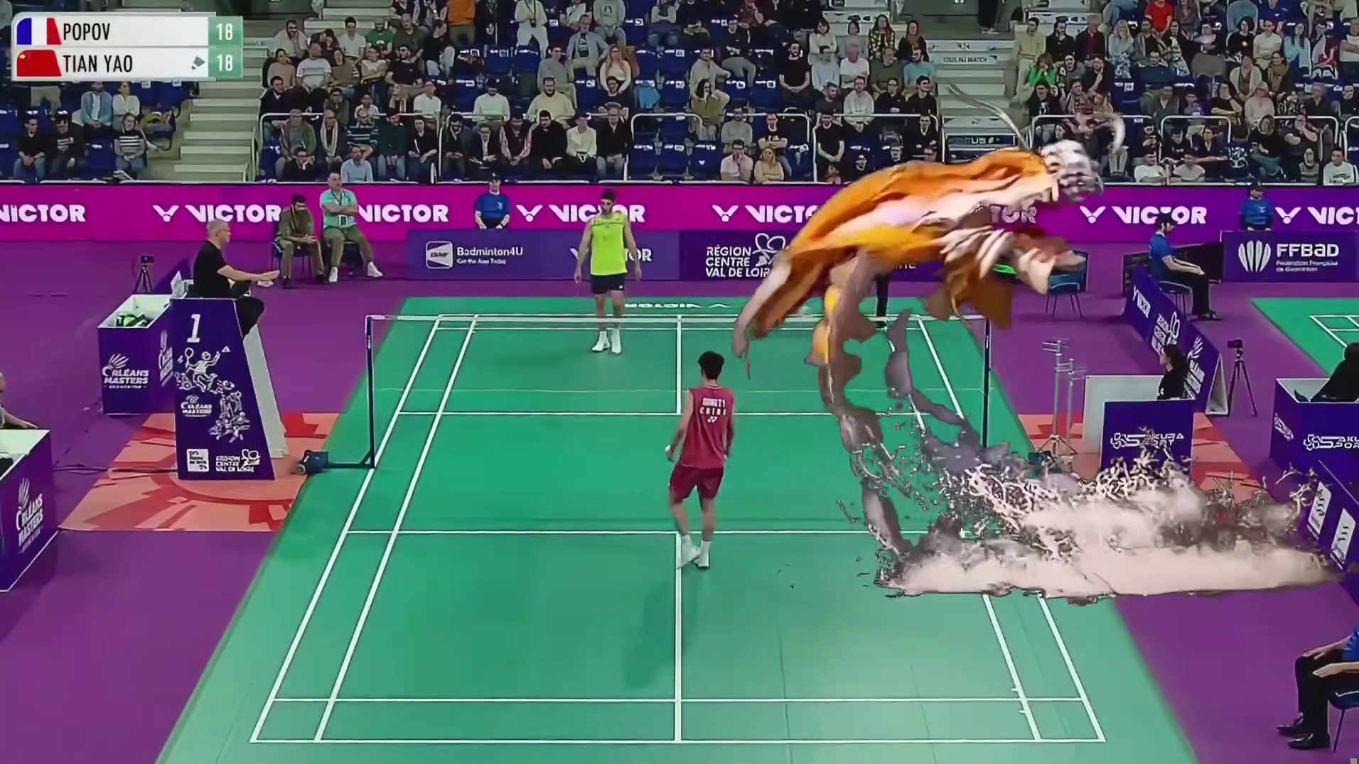 董天尧0-2不敌大波波夫，但乔斌没离场...