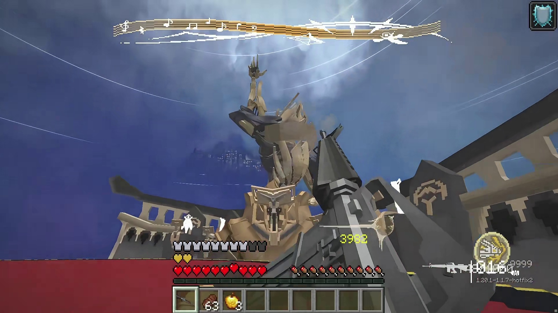 MC当玩家化身崩铁角色? 该如何打败神主日呢! minecraft