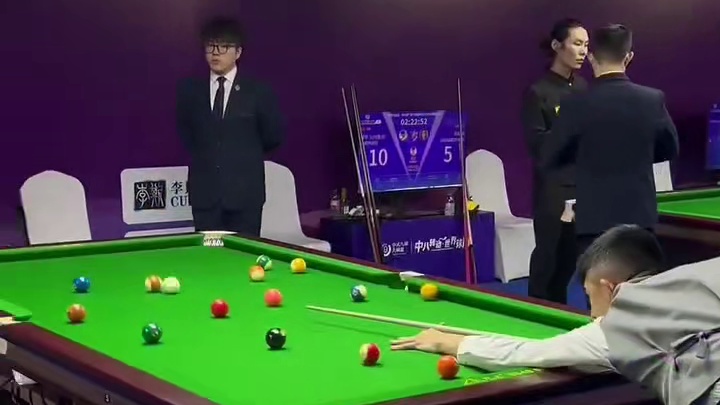 第14届乔氏中式八球大师赛总决赛，秦利文13:7战胜徐天伟！徐天伟