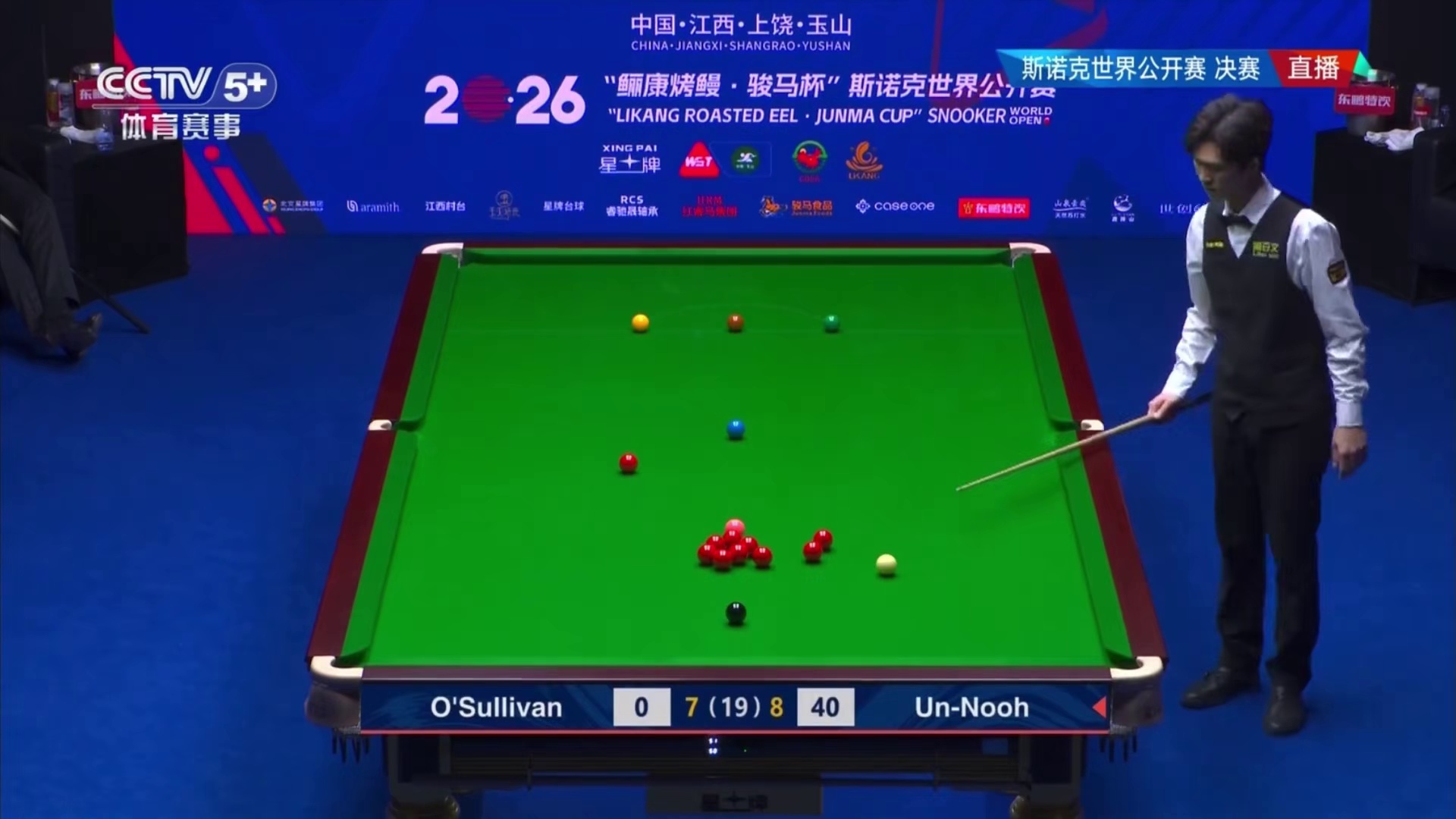 2026玉山斯诺克世界公开赛决赛，塔猜亚在对阵奥沙利文时，打出自己职业生涯的第七杆147！