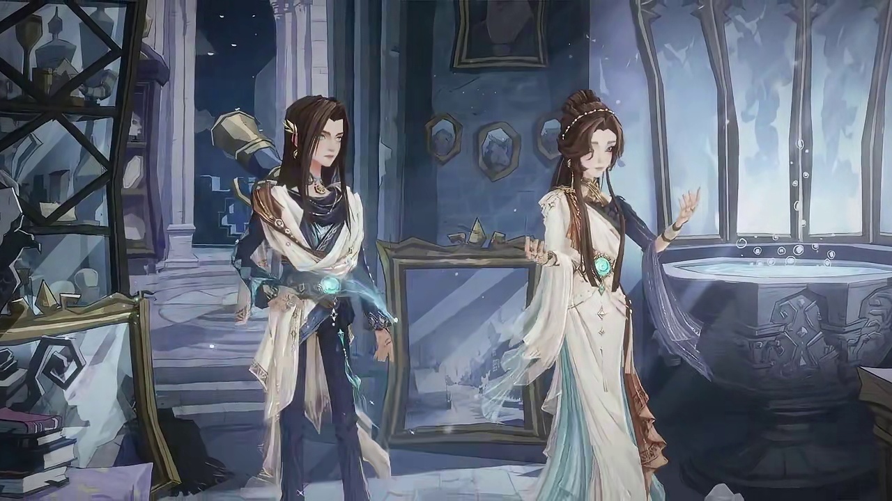 全新时装「千夜的冥想」·鉴赏 小雪鸮衔来一缕月辉，掠过泛起涟漪的冥想盆，邀您一同鉴赏全新时装「千
