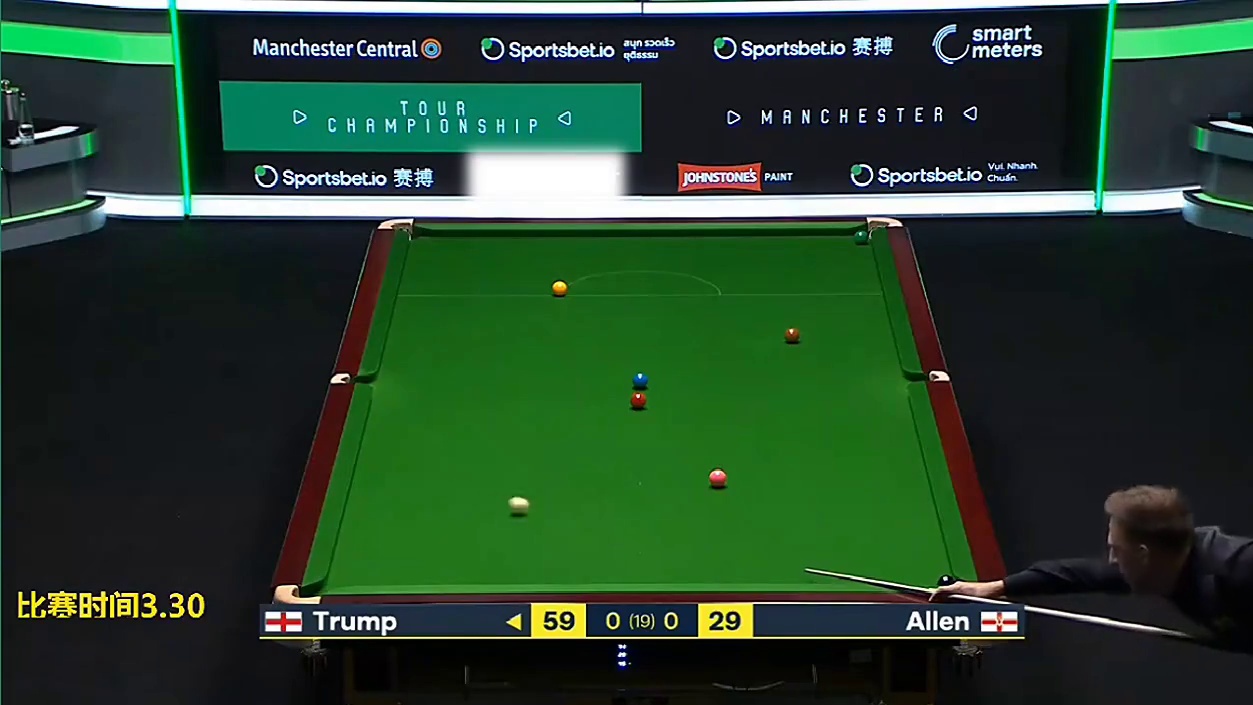 2026巡回锦标赛:台面只剩最后一个红球，艾伦离谱斯诺克极限绝杀，小特有苦难言