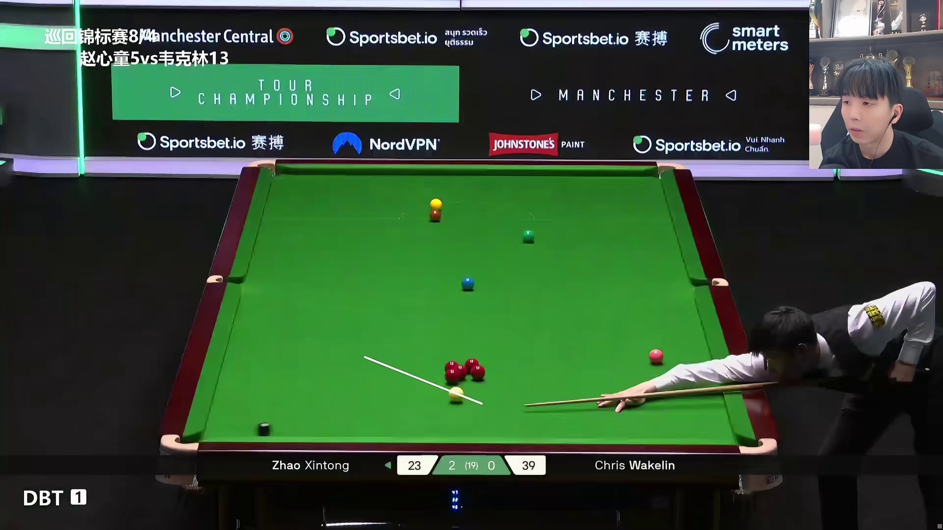 赵心童巡回锦标赛再遇韦克林，准度破局看的韦克林头皮发麻