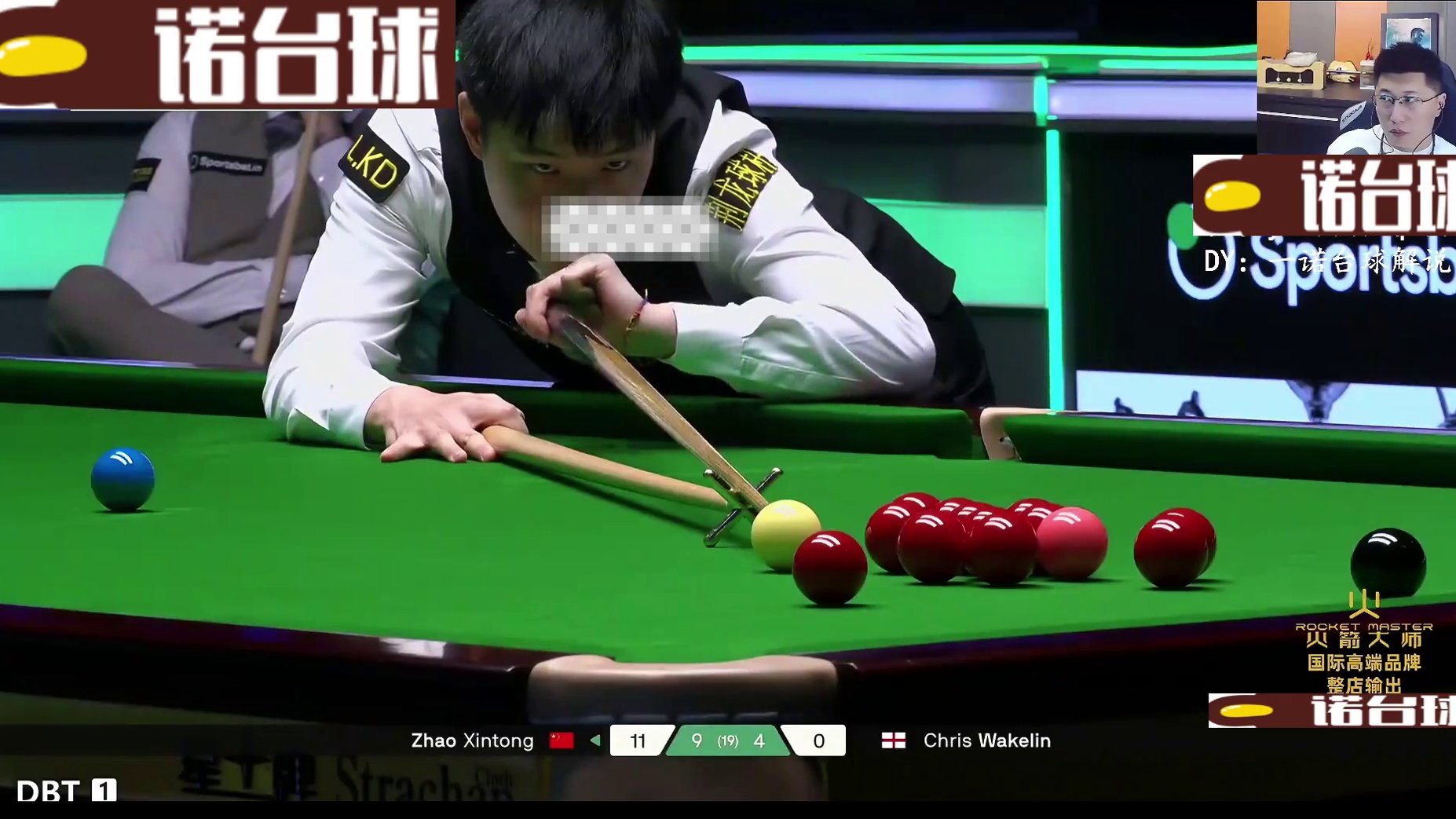 赵心童10比4战胜韦克林，轰出五杆破百，晋级四强半决赛！