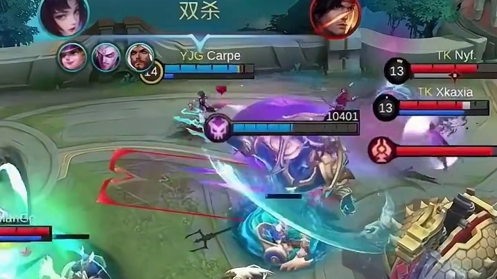 YJG Carpe烛心不讲道理！配合队友连破推进持续收割