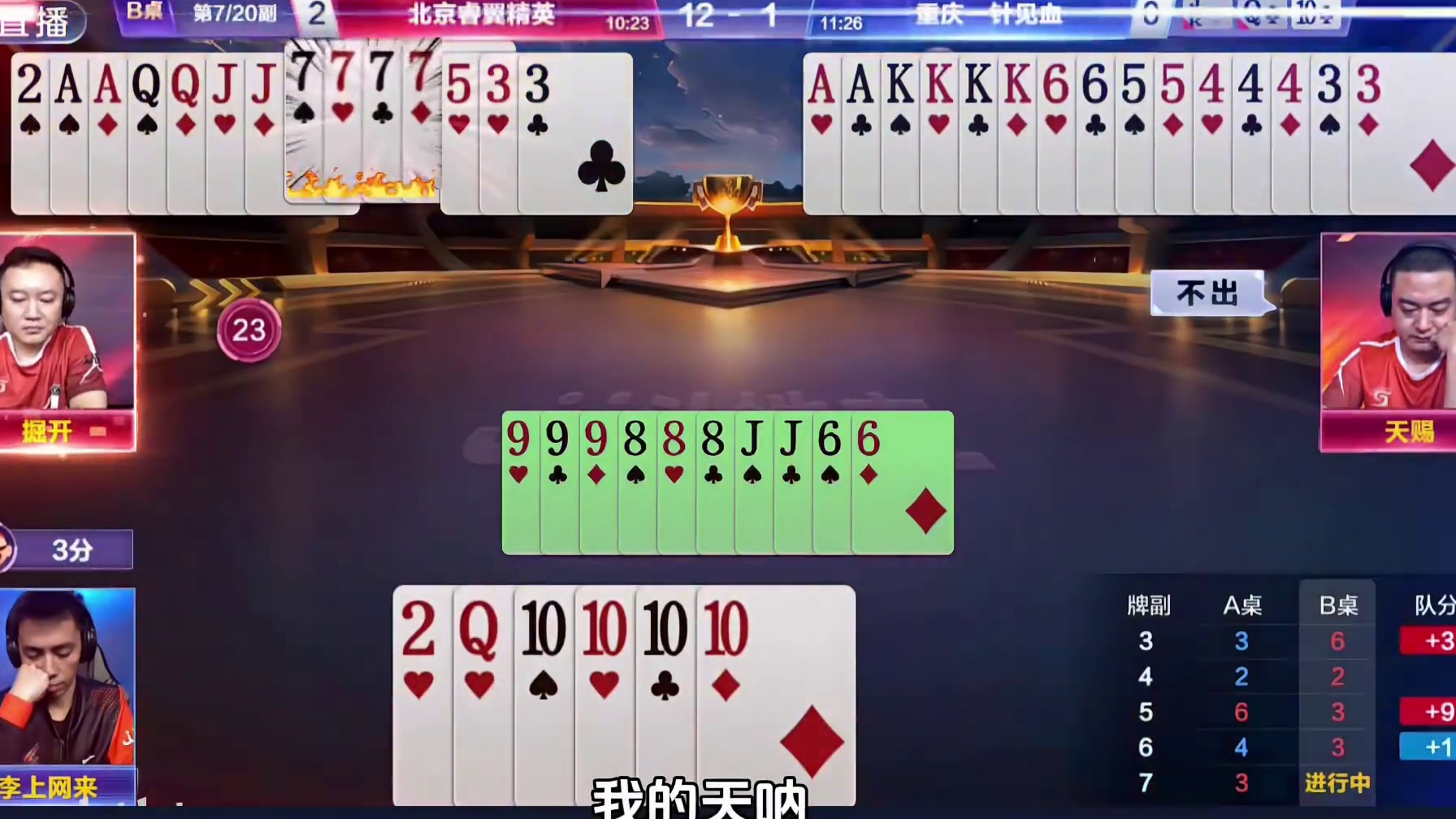 你俩是真会骗啊，能赢三炸才叫牛！