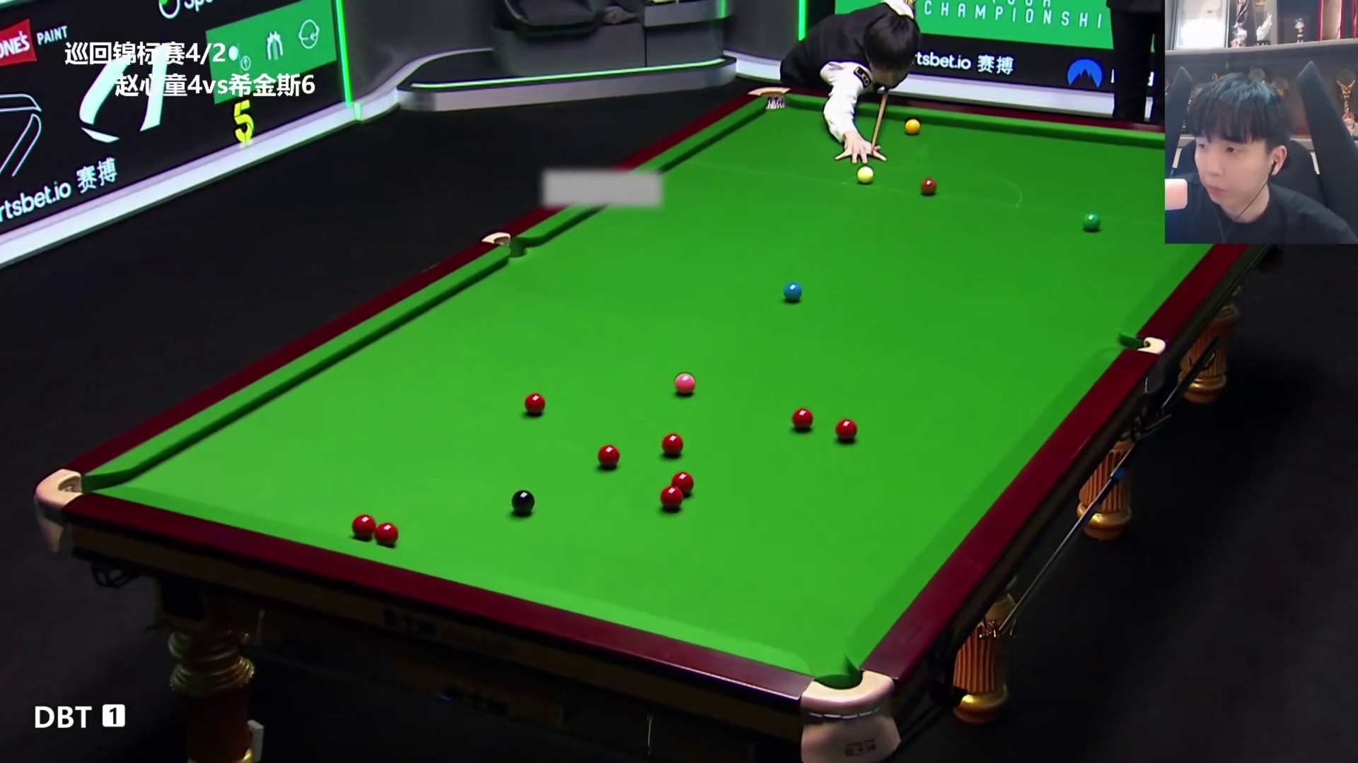 赵心童巡回锦标赛半决赛响袋合集，杆杆直接心脏，希金斯太可怜了