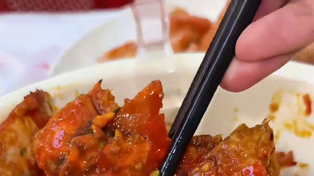 成都从未吃过的鲜辣味盆盆蟹，辣鼠我了太好吃了
