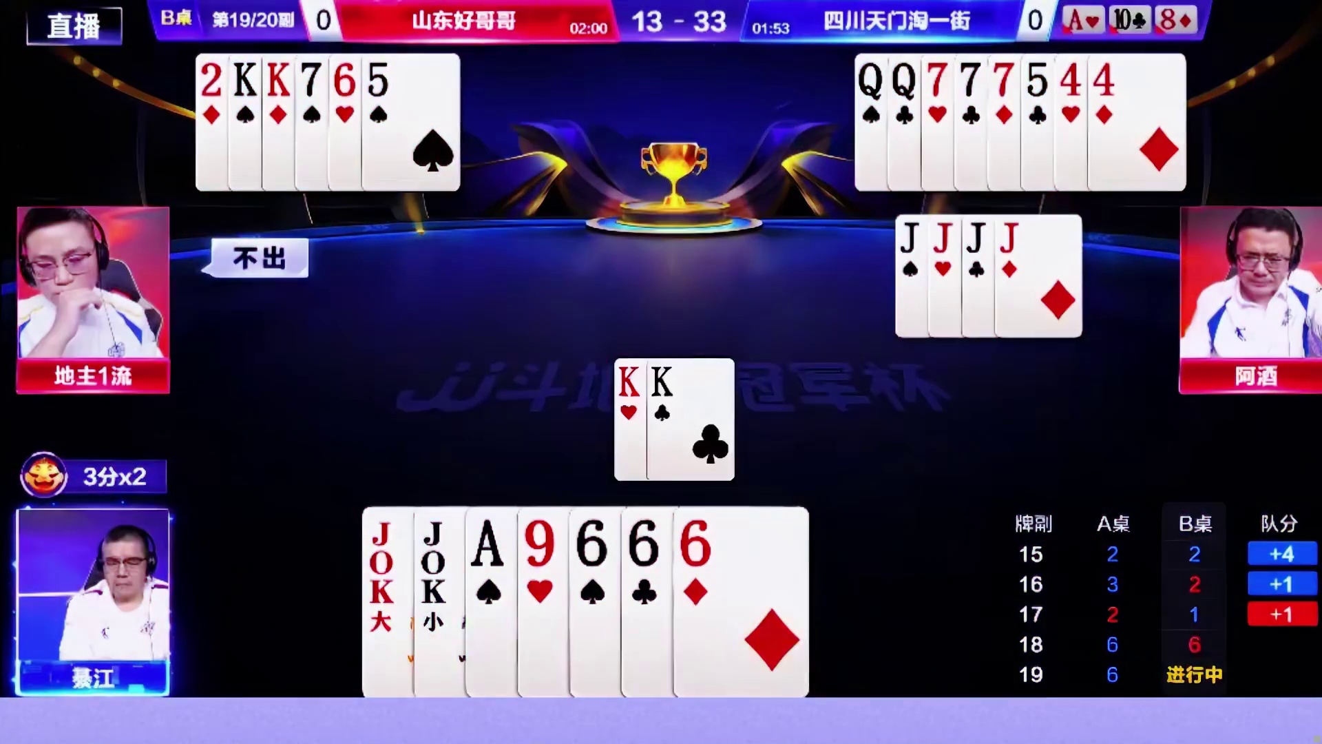 阿酒必须出对