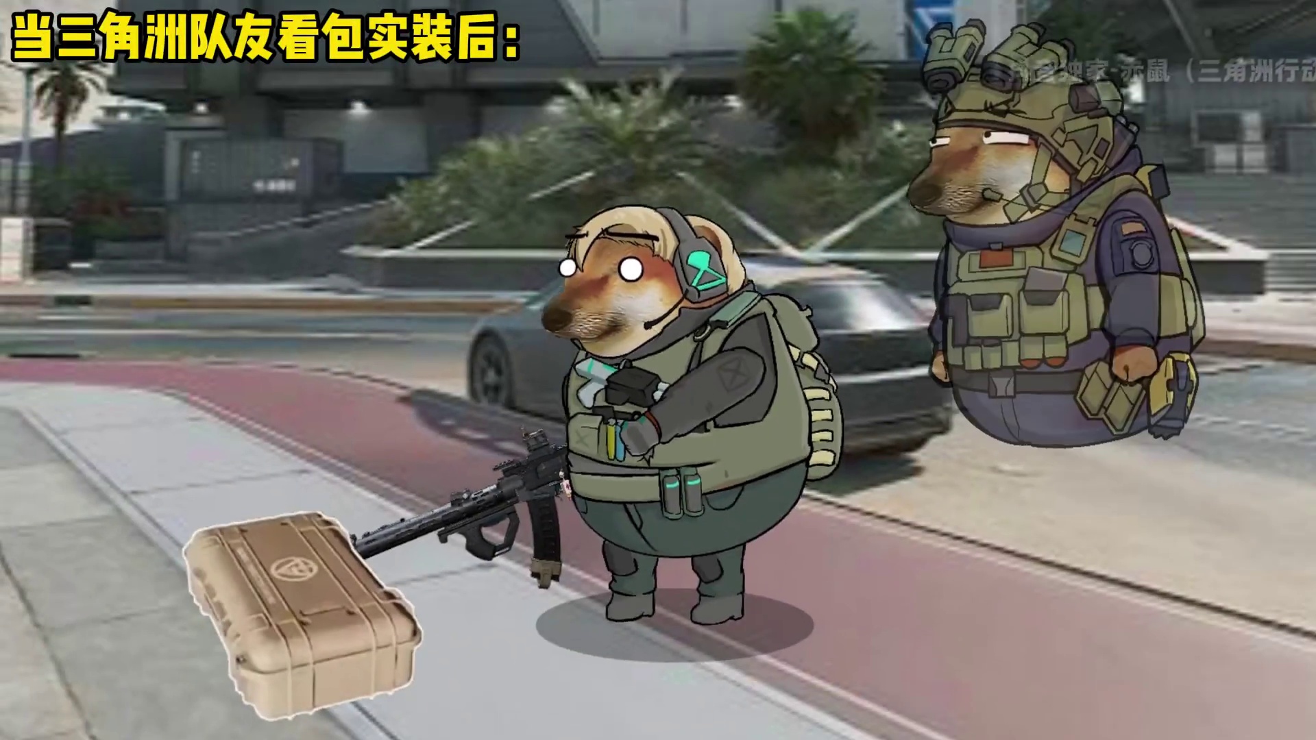 当三角洲队友看包实装后
