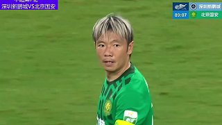 張稀哲世界波破門，89分鐘絕殺新鵬城?。ㄐ∨纸庹f版）