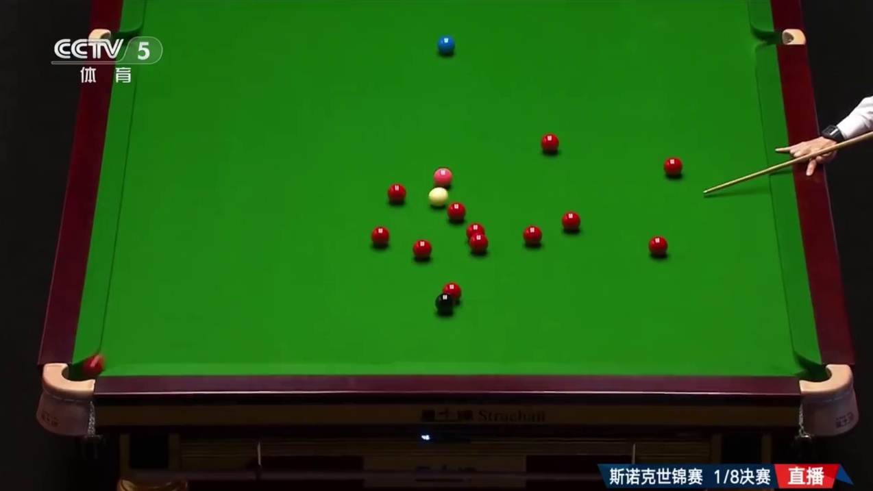 2026斯诺克世锦赛第二轮第三阶段，丁俊晖在对阵赵心童时，打出一杆精彩传球！