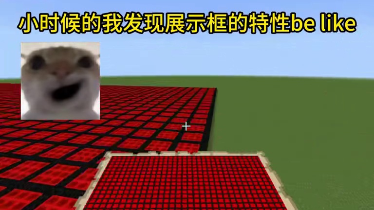 我的世界：小时候的我发现展示框的特性