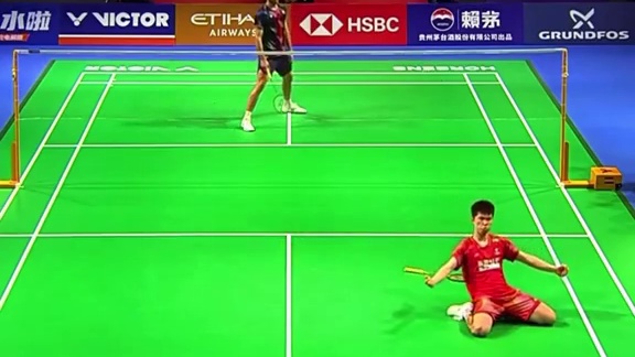 庆祝汤杯中国男团夺冠