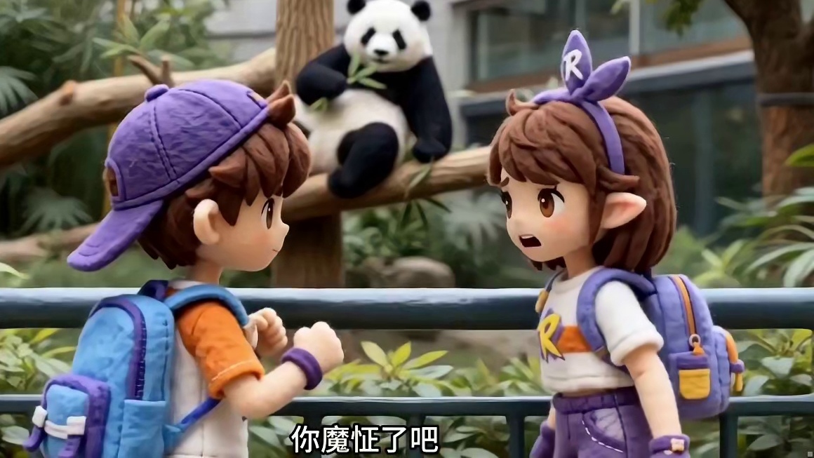 五一去成都抓了不起黑白炫彩大熊猫！
