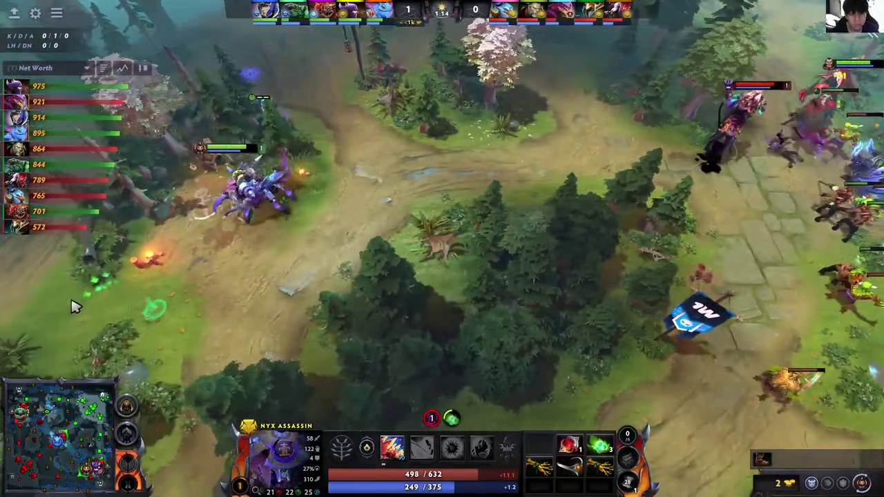 【职业选手第一视角】9Class 司夜刺客辅助｜7.41c职业第一视角完整对局Dota2