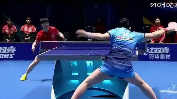 乒乓球赛太猛了！看得人目不转睛！