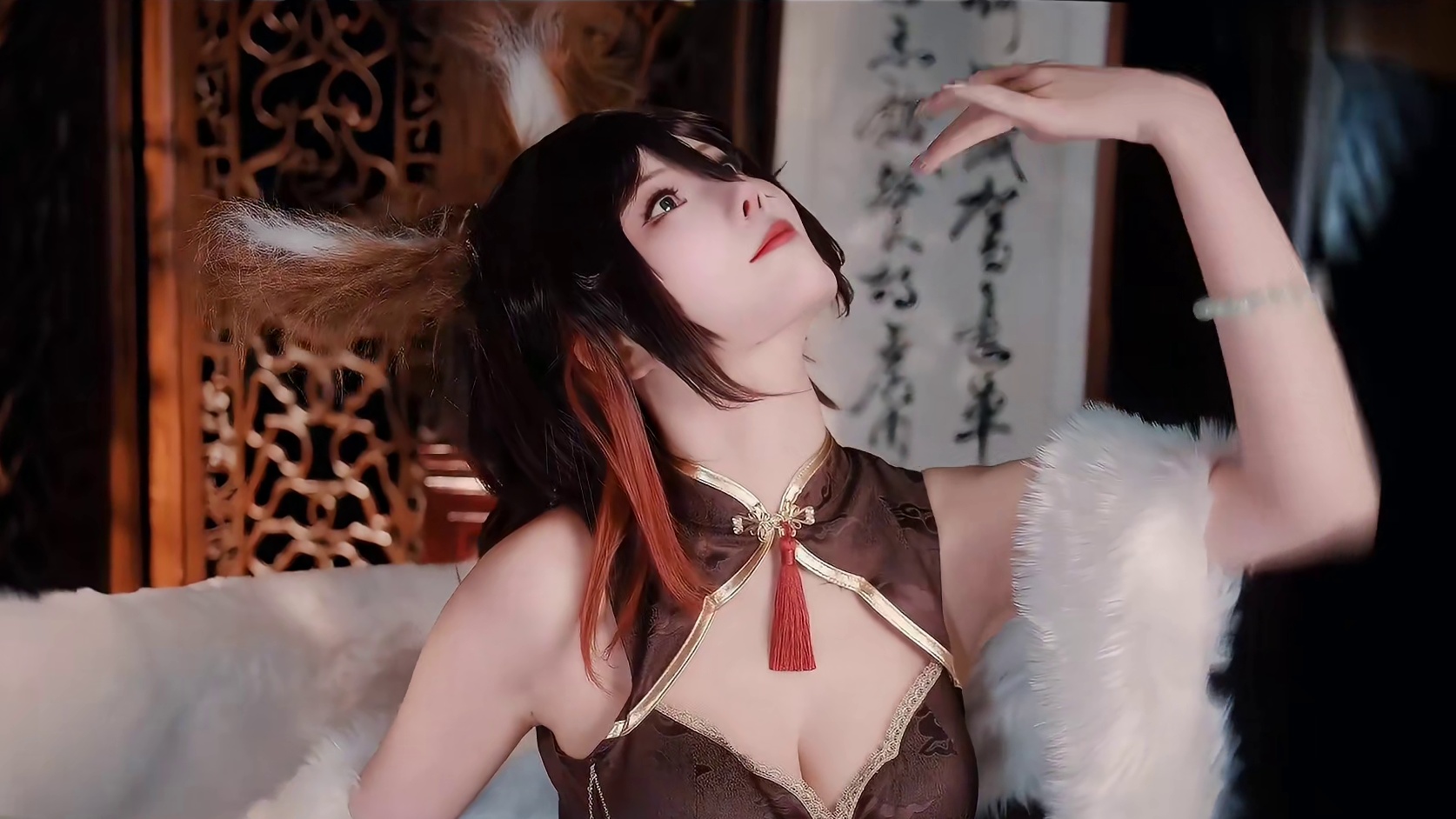 【停云旗袍cos】放肆！这可是停云小姐的白丝！