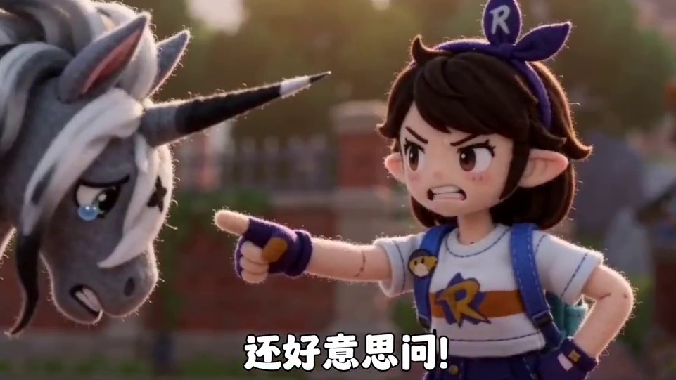 当小洛克抓到一只异色独角兽，误以为是怪胎！