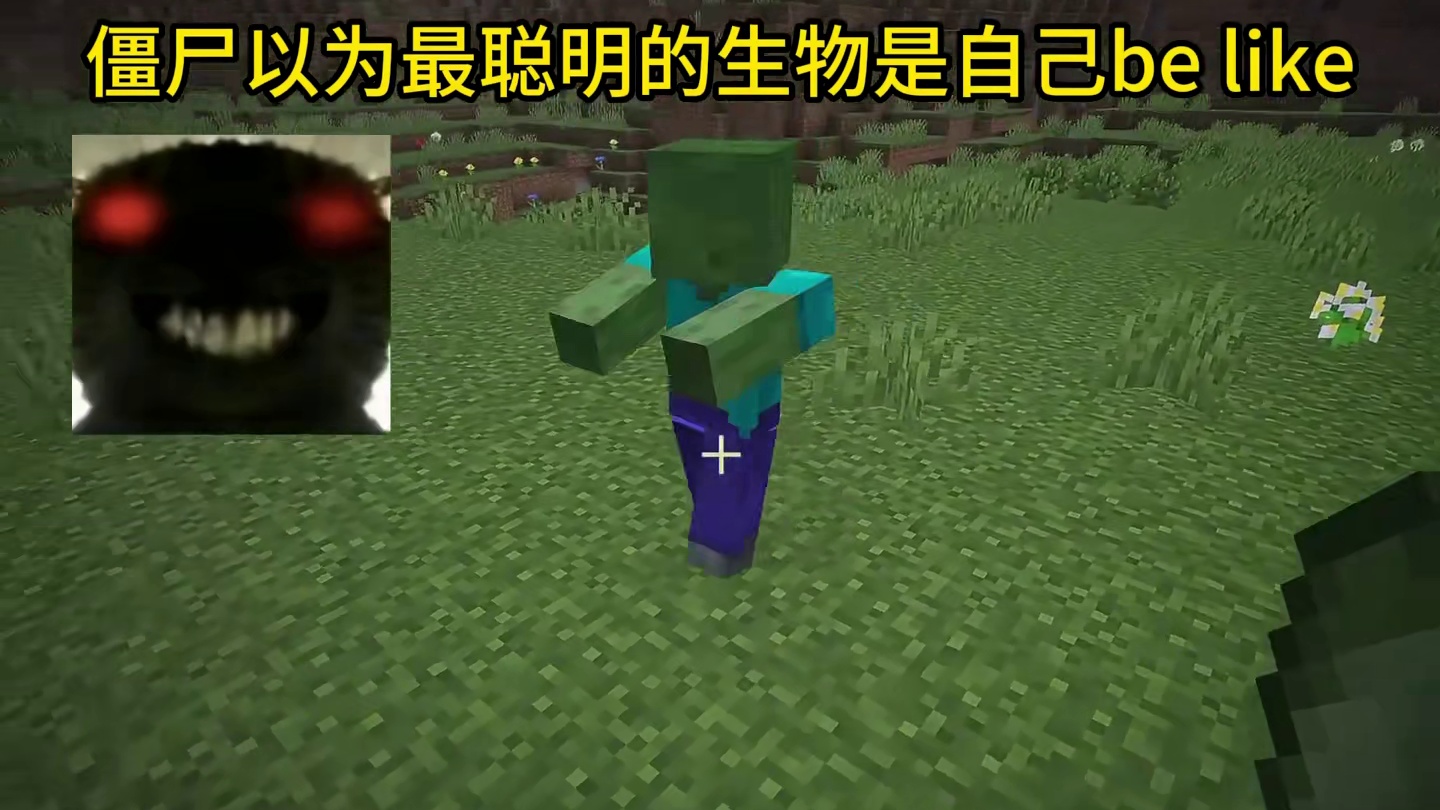我的世界：僵尸以为最聪明的生物是自己