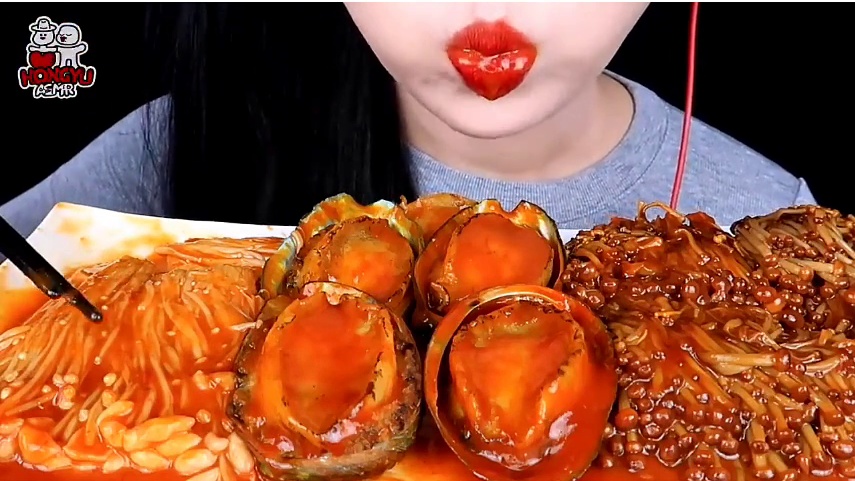 hongyu麻辣金针菇,鲍鱼完整版
