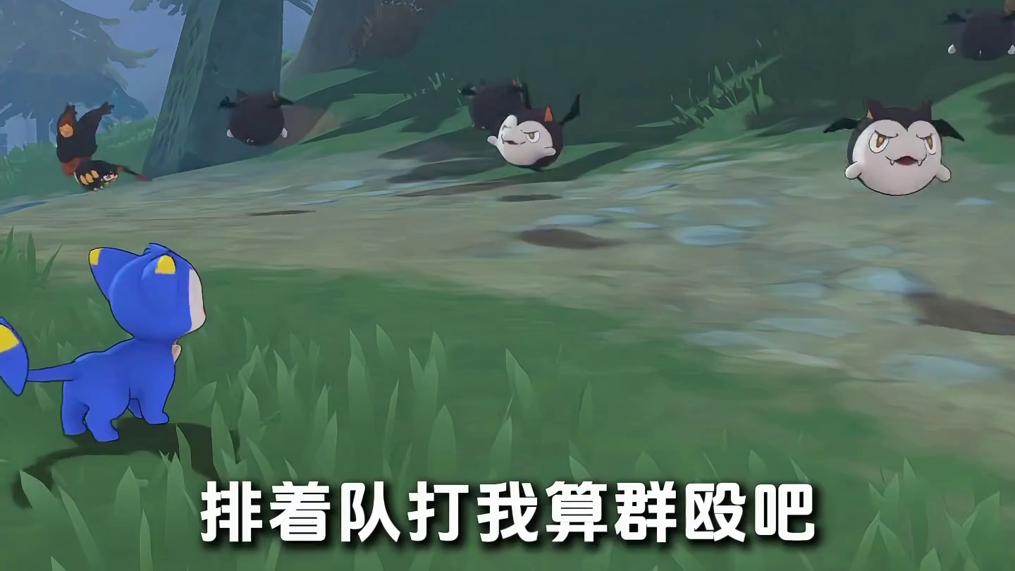 可爱的粉色小团圆！异色恶魔叮…