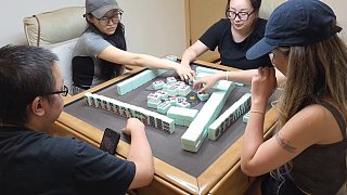 麻將局中險些自摸成功
