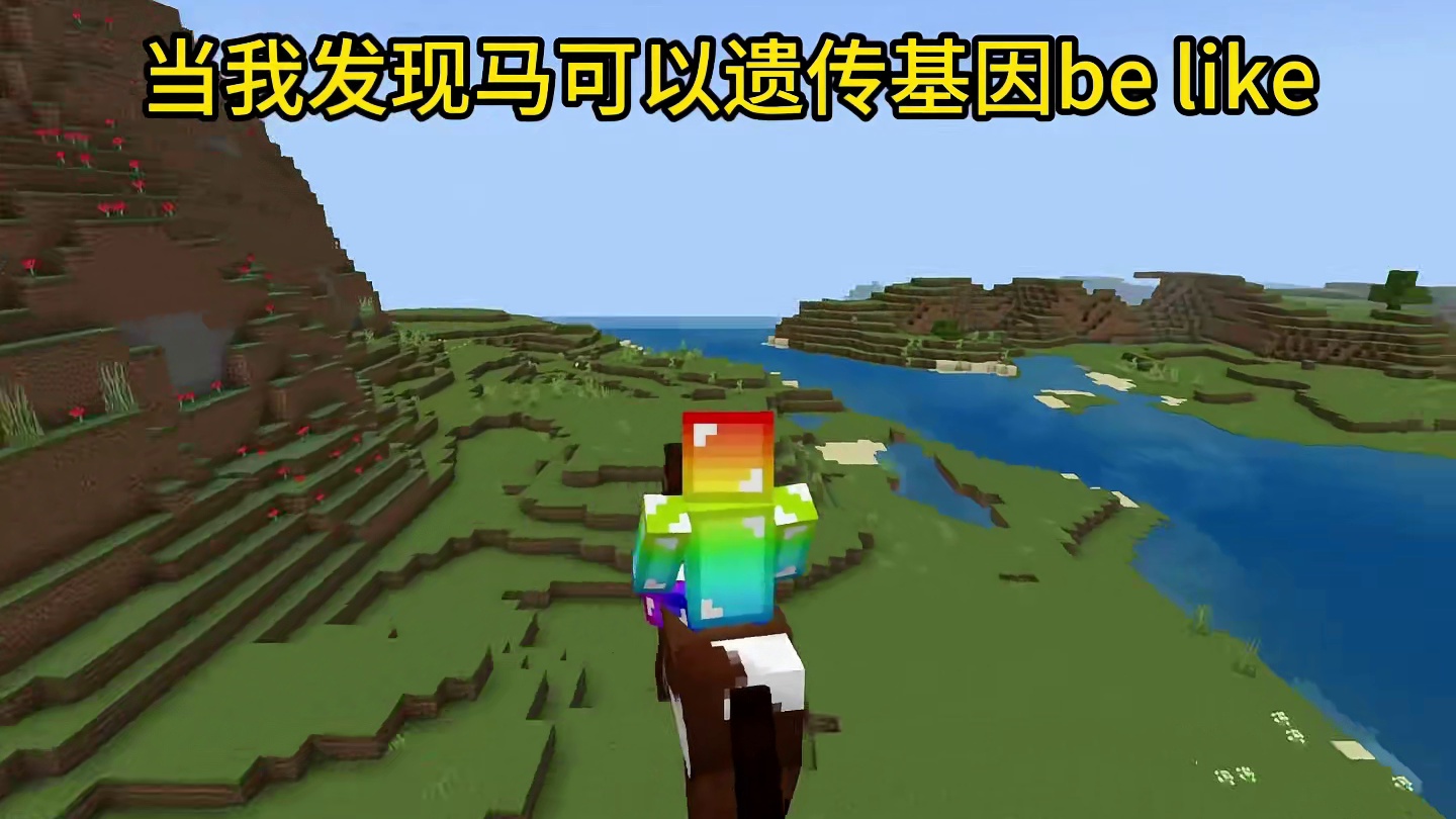 我的世界：当我发现马可以遗传基因be like