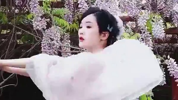 这样的美人 你愿意用几座城换？ #古装美女 #折枝花满衣 #中国古典舞氛围感拉满
