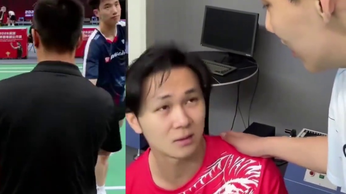 当王正行林丹杯上遇到一级运动员...