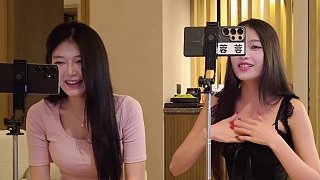 蓉蓉整理衣服布料引熱議