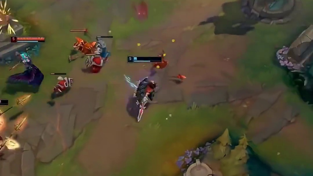 韩服千分男刀1V2天秀操作带走一人