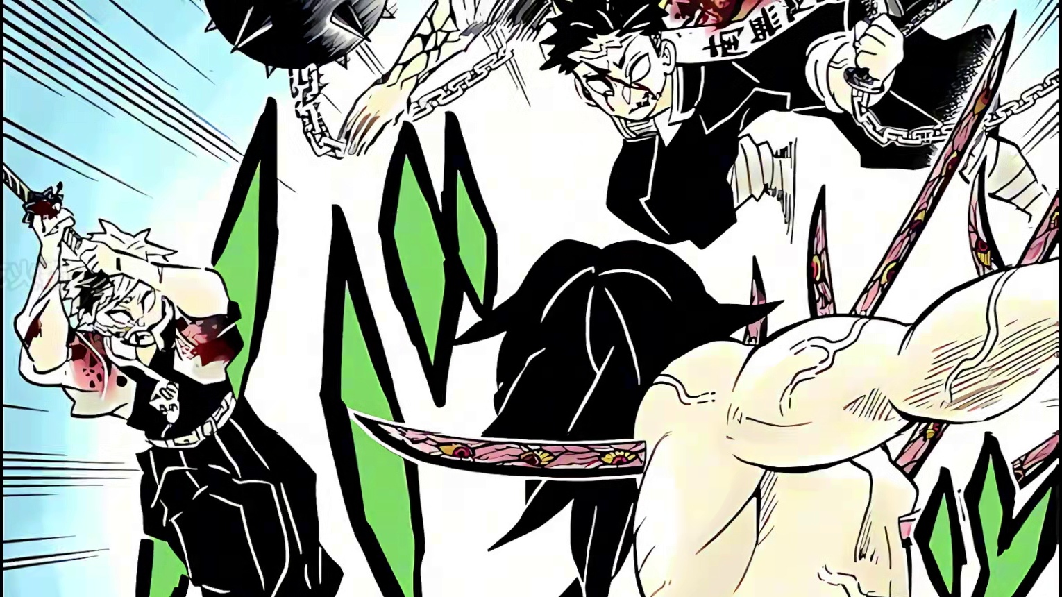 【决战黑死牟12】霞柱惨遭腰斩！燃烧生命只为牵制黑死牟！