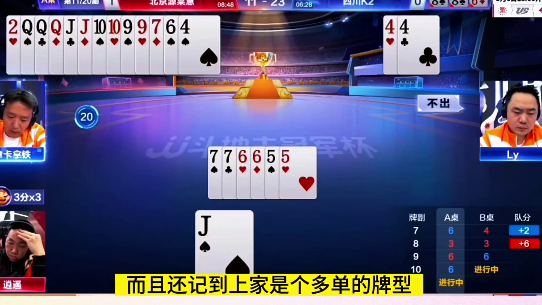 牌序是相当完美了