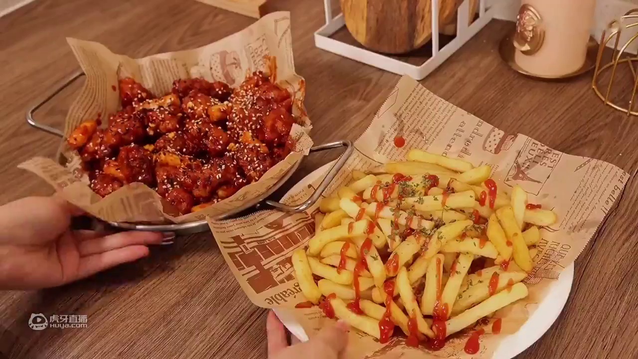 韩式料理必点！甜辣炸鸡块自己在家也能搞定！