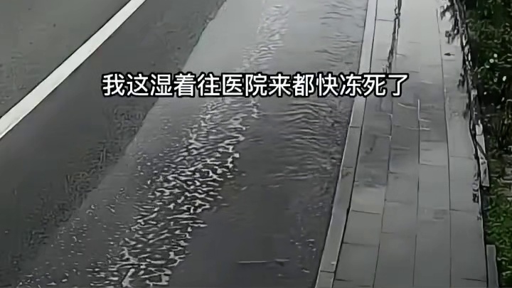 女子路边被车辆溅一身水，司机：当时没看到有人