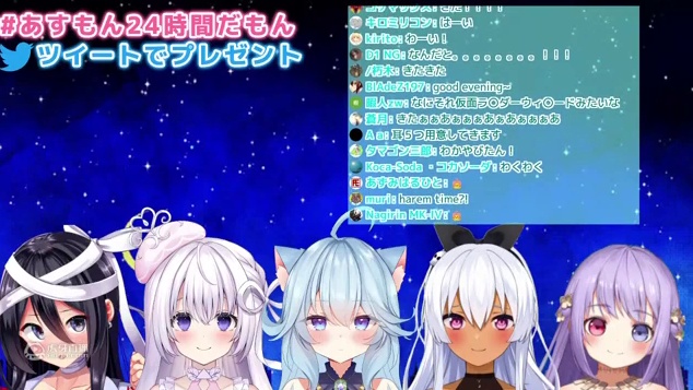 【vtuber社团全员联动】天国般的享受！无法逃避的快乐♡究极的后宫体验♡多角度的耳边私语~