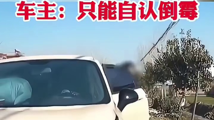 大爷撞奥迪老伴下车后秒晕倒