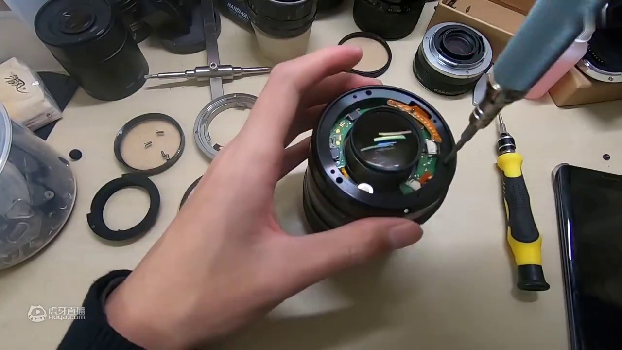 【熊猫】适马 35/1.4 Art 进水镜头拆解修复 失败翻车 【硬核垃圾王】［启宁qinings.