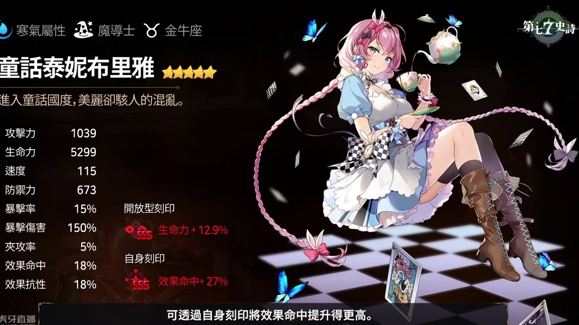 第七史诗英雄介绍——童话泰妮布里雅（pixiv设计大赛冠军）