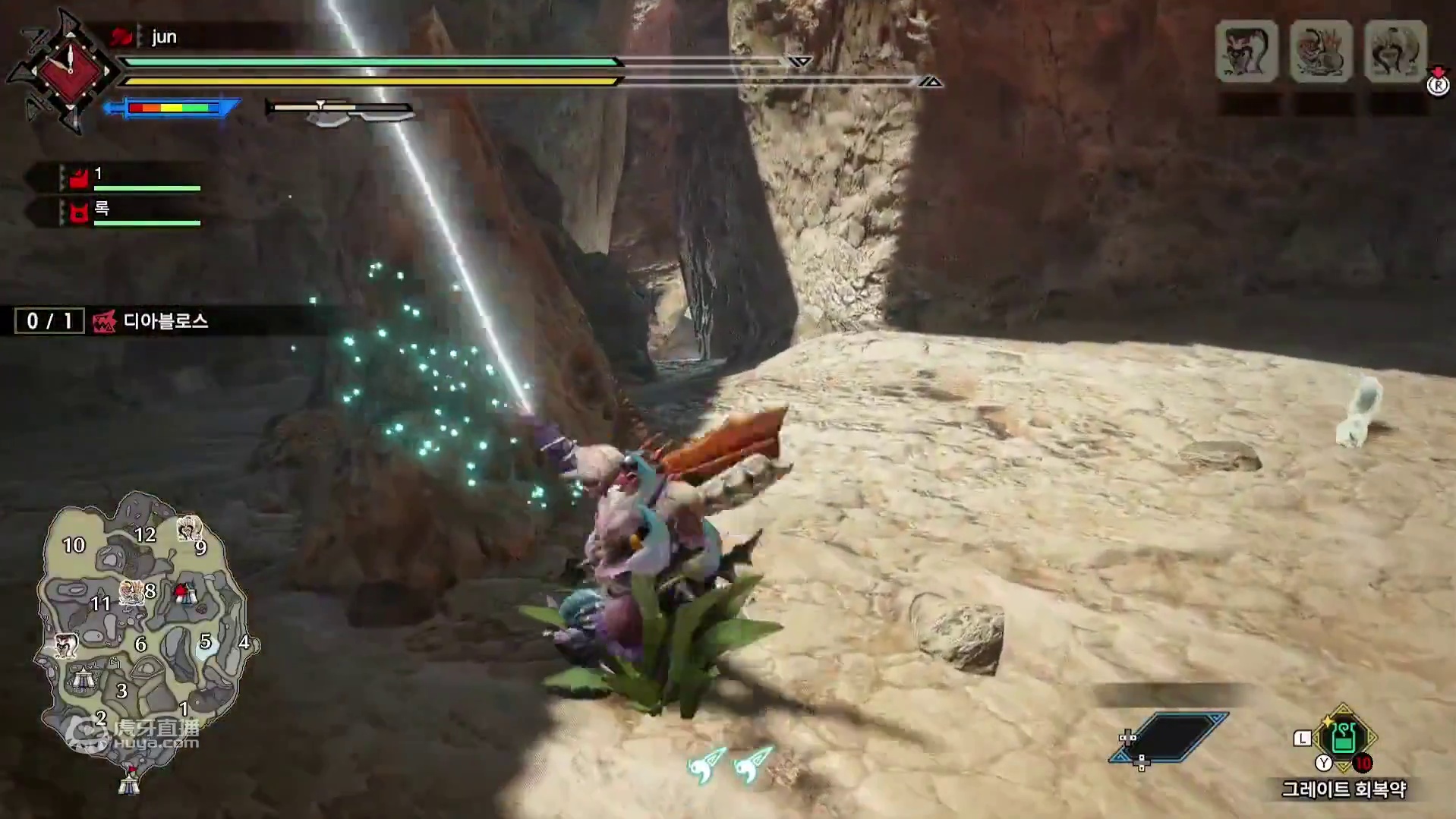 【MHRise】斩斧 上位★7角龙 4分23秒 无限制【BY: jun】