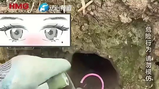男子将闪光弹扔洞内 怎料下一秒……
