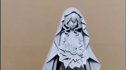 【婚纱初音】3个月做一个初音，邪神还是神作？